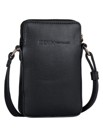 Tom Tailor Handytasche "Taya" in Schwarz - (B)12,5 x (H)20 x (T)3,5 cm