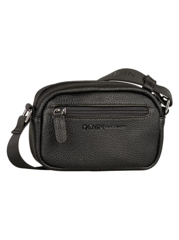 Tom Tailor Umhängetasche "Fara" in Schwarz - (B)18,5 x (H)12 x (T)6,5 cm