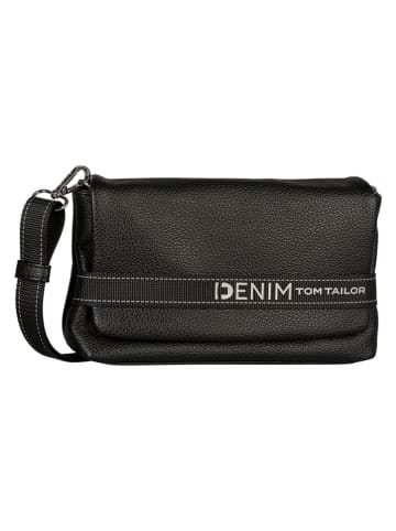 Tom Tailor Umhängetasche "Marlow" in Schwarz - (B)23,5 x (H)15 x (T)6 cm