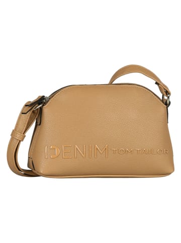Tom Tailor Torebka "Zephyra" w kolorze jasnobrązowym - 22 x 15 x 7,5 cm