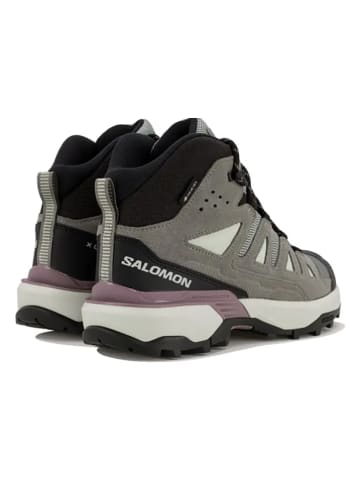 SALOMON Skórzane buty trekkingowe "X Ultra 360 GTX" w kolorze zielonym