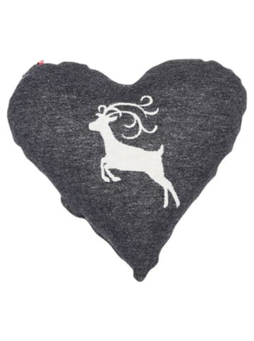 David Fussenegger Poduszka "Silvretta" w kolorze antracytowo-białym