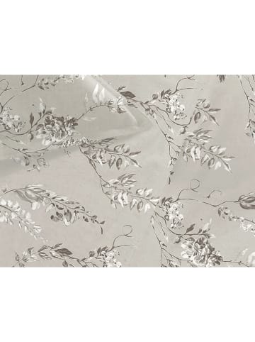 HNL Flanell-Bettwäsche-Set "Chiara" in Hellgrau