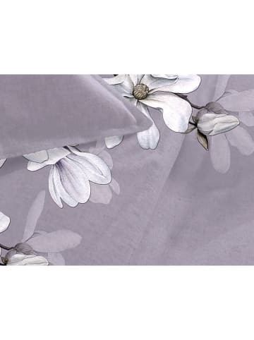 HNL Flanell-Bettwäsche-Set "Stacey" in Lila