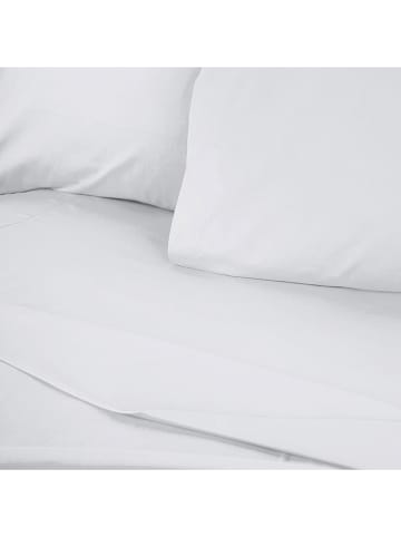 Colourful Cotton Prześcieradło renforcè w kolorze białym na gumce