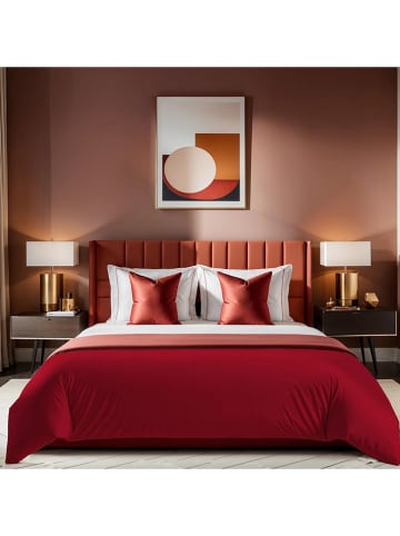 Colourful Cotton Renforcè-Bettbezug "Tonne" in Bordeaux