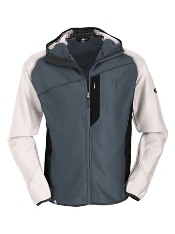 Maul Sport Fleecejacke "Taufstein II" in Anthrazit/ Weiß