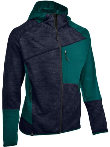 Maul Sport Fleecejacke "Kahlersberg II" in Dunkelblau/ Petrol