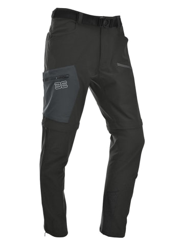 Maul Sport Spodnie funkcyjne Zipp-Off "Eiger ultra" w kolorze czarno-antracytowym