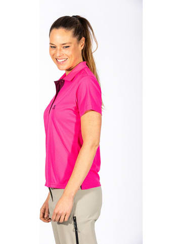 Maul Sport Functioneel poloshirt "Aeschi" roze