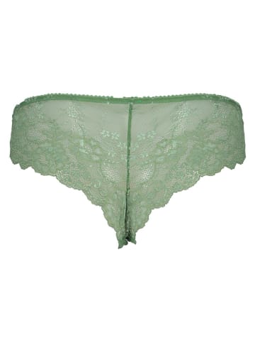 LASCANA Stringi w kolorze zielonym