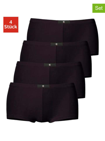 H.I.S 4er-Set: Pantys in Schwarz