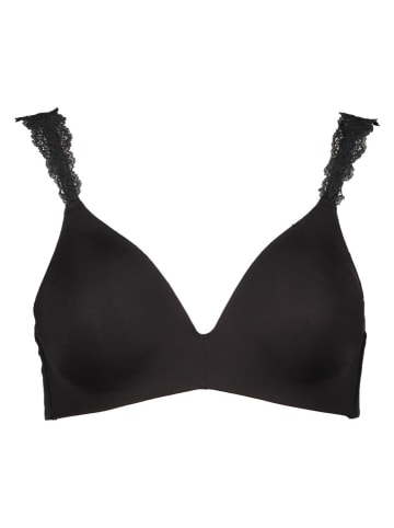 LASCANA Biustonosz push-up w kolorze czarnym