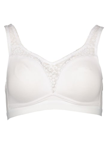 Petit Fleur 2-delige set: beugelloze beha's wit/lichtroze