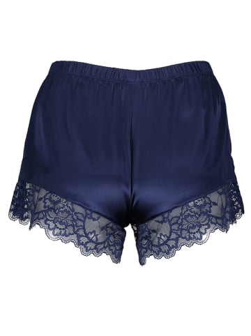 LASCANA Pyjama-Shorts in Dunkelblau