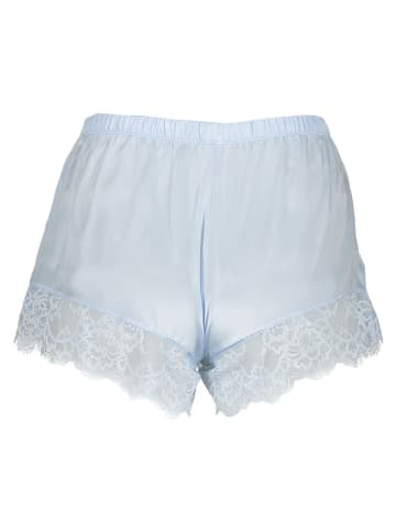 LASCANA Pyjama-Shorts in Hellblau