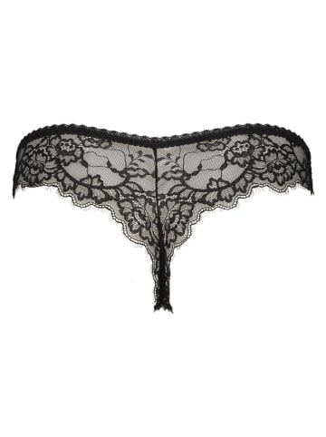 LASCANA Stringi w kolorze czarnym