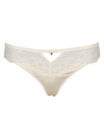 LASCANA Stringi w kolorze beżowym