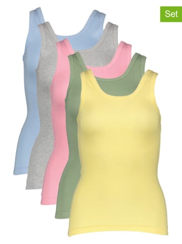 Petit Fleur 5-delige set: tops meerkleurig