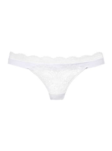 LASCANA Stringi w kolorze białym