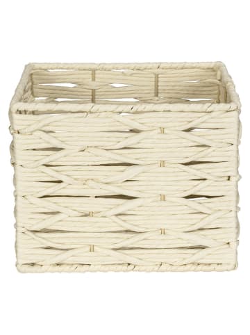 Wenko Opbergbox ''Vabriano'' beige - (B)24 x (H)18,5 x (D)24 cm