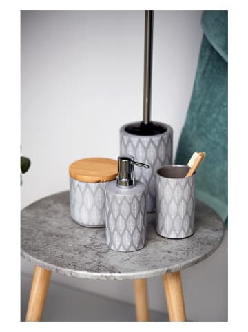 Wenko Aufbewahrungsdose "Tupian" in Grau - (H)10,5 x Ø 10 cm