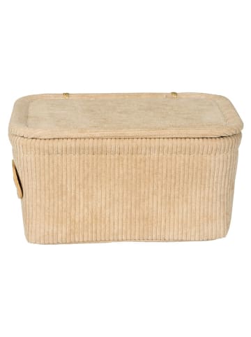 Wenko Opbergbox ''Anela'' beige - (B)19 x (H)10 x (D)14 cm