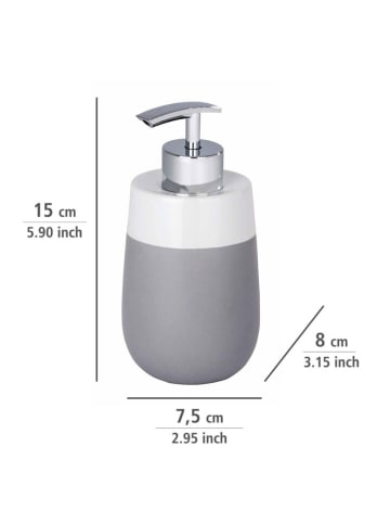 Wenko Seifenspender ''Malta'' in Weiß/ Grau - 290 ml