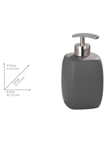 Wenko Dozownik mydła "Faro" w kolorze szarym - 440 ml