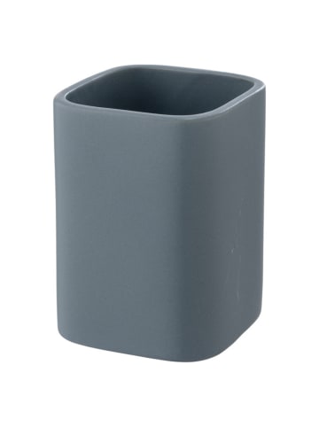 Wenko Kubek łazienkowy "Hexa" w kolorze szarym - 6,5 x 9 x 6,5 cm