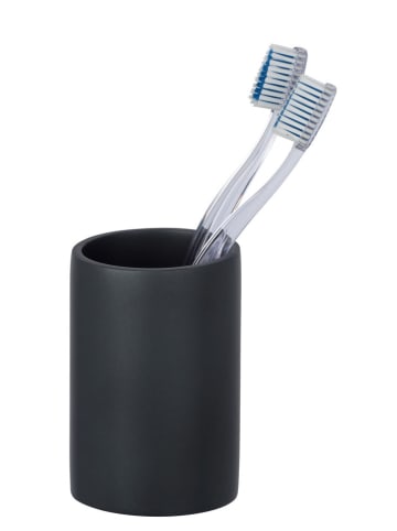 Wenko Kubek łazienkowy "Ida" w kolorze antracytowym - wys. 10,5 x Ø 7 cm