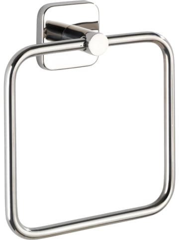 Wenko Edelstahl-Handtuchhalter "Mezzano" - (B)16 x (H)18 x (T)5,5 cm