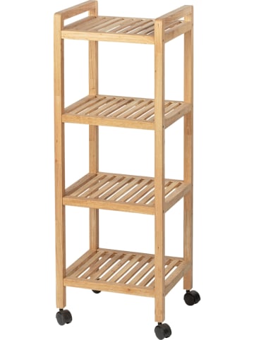 Wenko Rolwagen "Norway" naturel - (B)35 x (H)97 x (D)31 cm