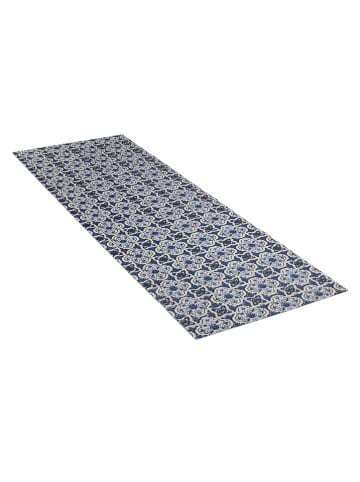 Wenko Zuschneidbarer Teppich "Mosaic" in Blau - (L)200 x (B)65 cm