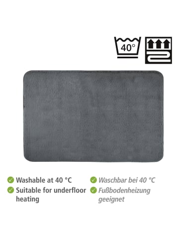 Wenko Badmat "Saravan" antraciet - (L)80 x (B)50 cm