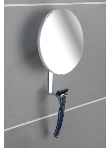 Wenko Spiegel in Silber - (B)17 x (H)23 x (T)4 cm