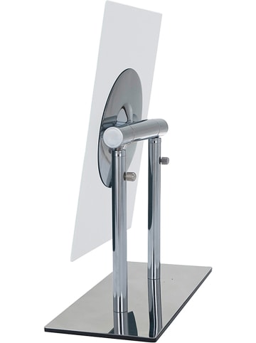 Wenko Kosmetikspiegel "Pinerolo" in Chrom - (B)23 x (H)35 x (T)10 cm