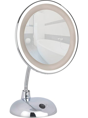 Wenko Ledcosmeticaspiegel "Style" chroomkleurig - Ø 16 cm
