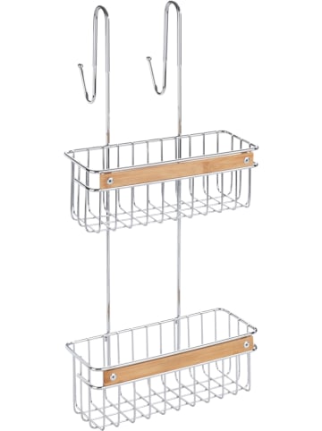 Wenko Edelstahl-Duschregal "Zerbo" - (B)20 x (H)55,5 x (T)25,5 cm