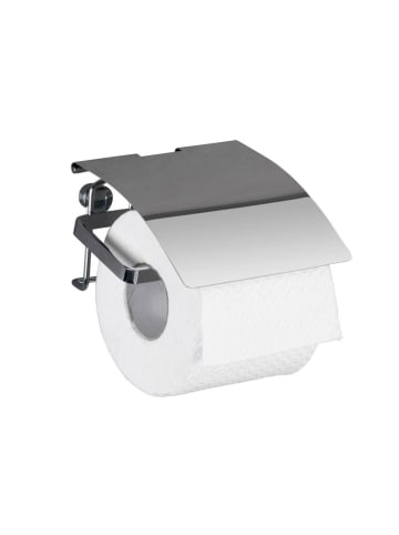 Wenko Toiletrolhouder zilverkleurig - (B)13 x (H)9 x (D)12,5 cm