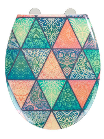 Wenko Automatyczna deska WC "Geometry" ze wzorem