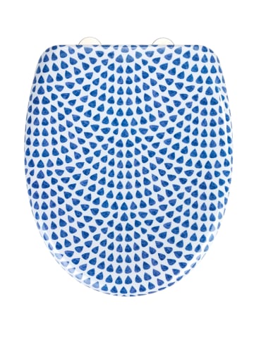Wenko Absenkautomatik-WC-Sitz" Sevilla" in Blau