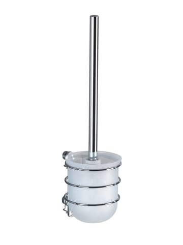 Wenko Toiletgarnituur "Classic" zilverkleurig - (B)10 x (H)37 x (D)12 cm