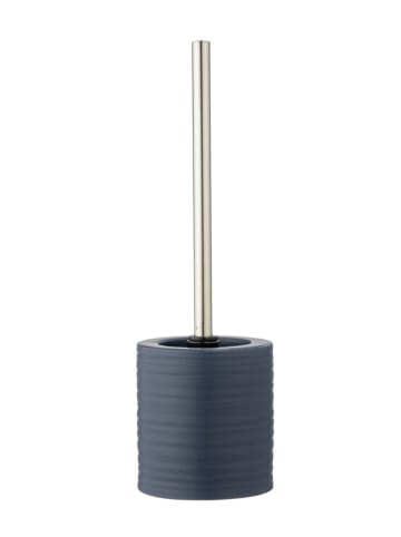 Wenko Toiletgarnituur "Mila" donkerblauw - (H)39,5 x Ø 12 cm