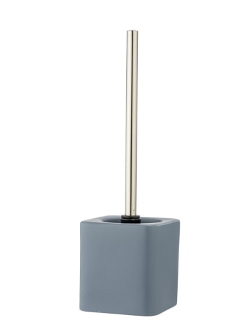 Wenko Toiletgarnituur "Hexa" grijs - (B)12 x (H)39,5 x (D)12 cm