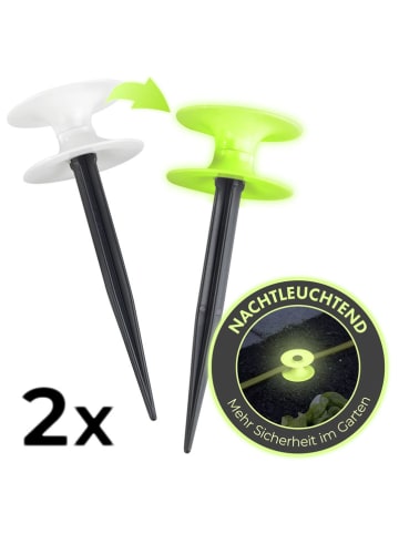 Maximex Prowadnice węża (2 szt.) w kolorze białym - dł. 24 cm