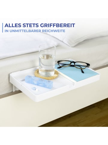 Maximex Bettablage in Weiß - (B)30 x (H)15 x (T)19 cm