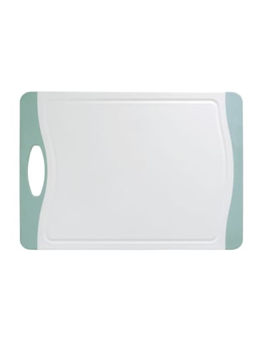 Wenko Deska w kolorze biało-błękitnym do krojenia - 33 x 21 cm