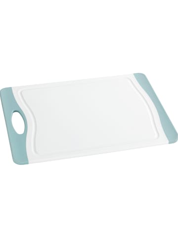 Wenko Snijplank "Easy" wit/lichtblauw - (L)39,5 x (B)28 cm