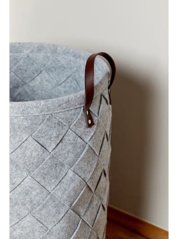 Wenko Wäschesammler "Trovo" in Grau - 75 l